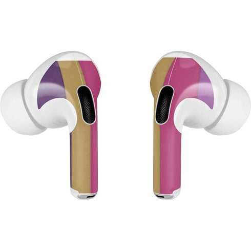 Radiant Orchid Color Block AirPods Skins